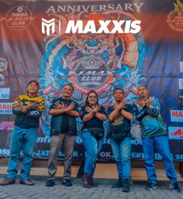Dukung Kegiatan Positif Komunitas Motor, Maxxis Sponsori Anniversary YNCI Depok Ke-8!