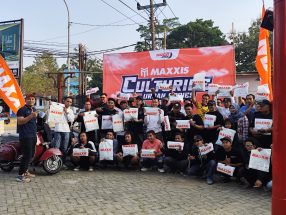Puluhan Pengendara Vespa Ramaikan Maxxis Culturide Day di Kudus!